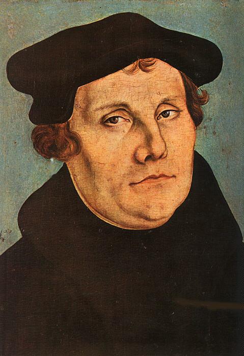 Lucas  Cranach Portrait of Martin Luther oil painting picture